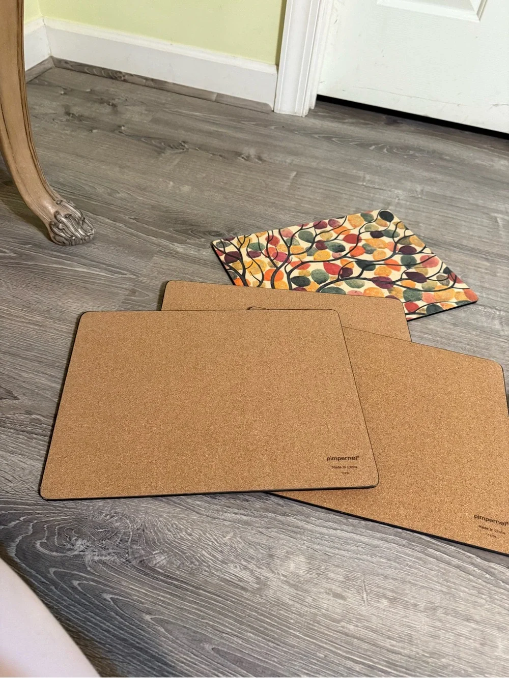 Pimpernel Dancing Branches Cork Placemats Set of 4